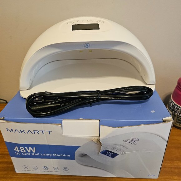 New in the Box Markartt LED UV 48W Nail Lamp Dryer Gel Polish Setter - Picture 1 of 6